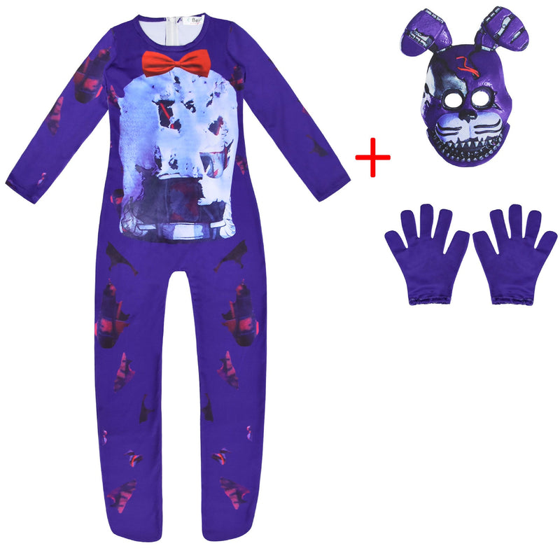 Fnaf Bonnie Halloween Costume for Kids