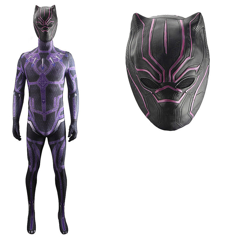 Purple Black Panther Suit Black Panther 2 Cosplay Costume for Women Man
