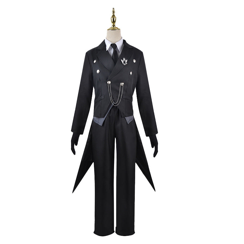 Black Butler Sebastian Michaelis Suit Outfit Cosplay Costume
