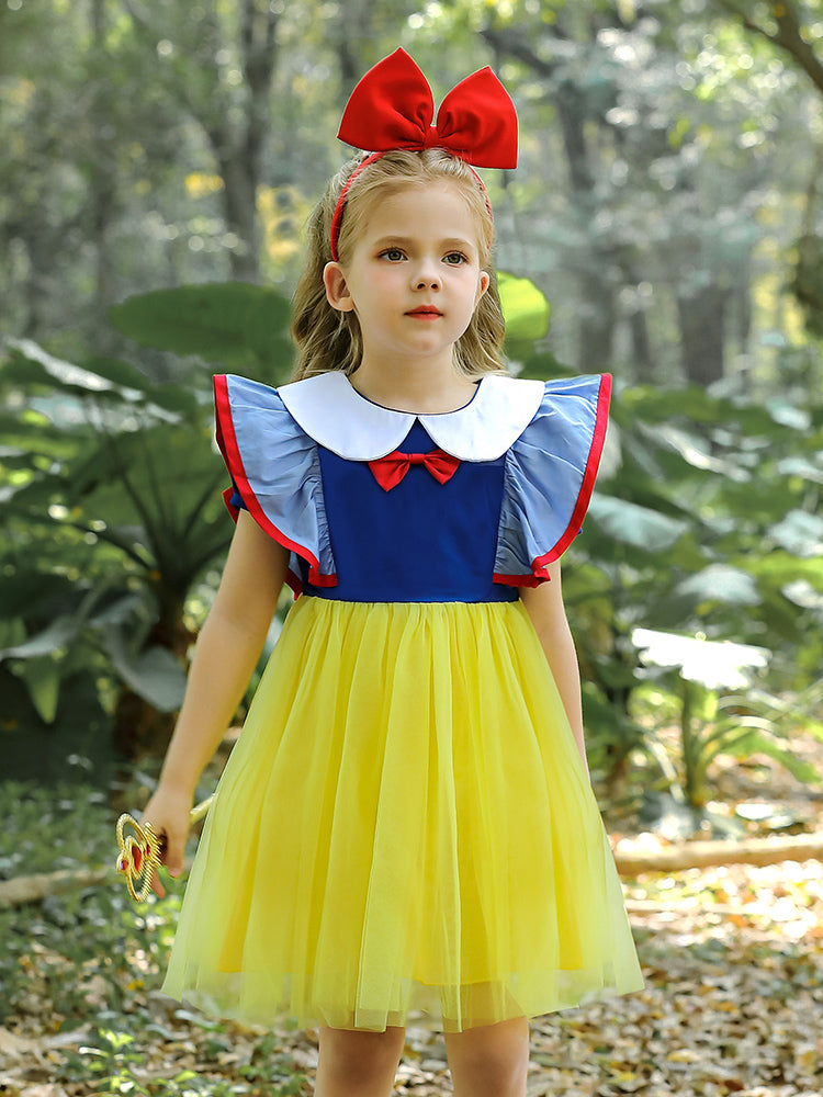 Snow White Girl's Princess Dress Easy Book Character Costumes Cosplay Outfits - CrazeCosplay