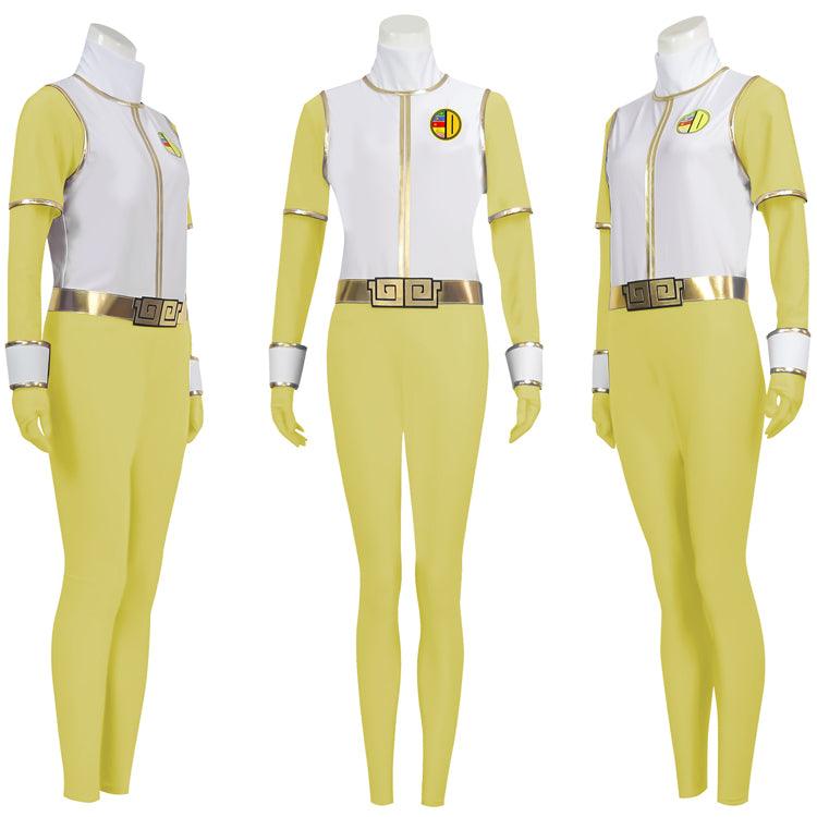 Power Rangers Gosei Sentai Dairanger Yellow Ranger Cosplay Costume - CrazeCosplay