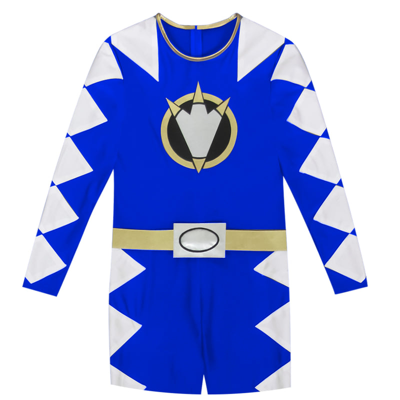 Power Rangers Dino Thunder Blue Dino Ranger Cosplay Costume - CrazeCosplay