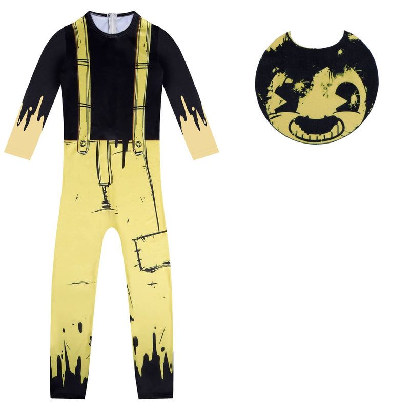 Kids Bendy Costume Halloween Cosplay Suit for Boys Girls - CrazeCosplay