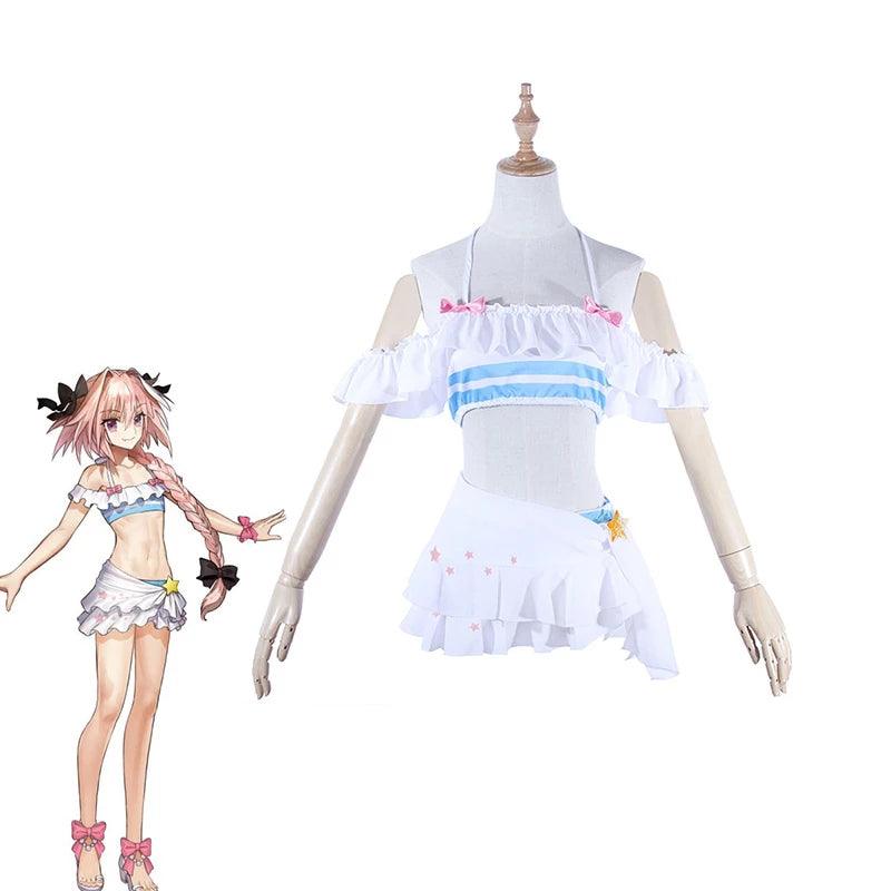 Fate Extella Link Astorfo Sailor Swimsuit Cospaly Costume - CrazeCosplay