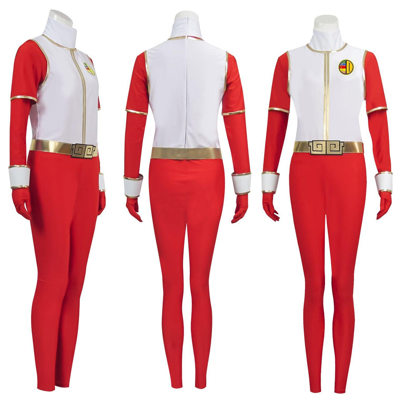 Power Rangers Gosei Sentai Dairanger Red Ranger Cosplay Costume - CrazeCosplay