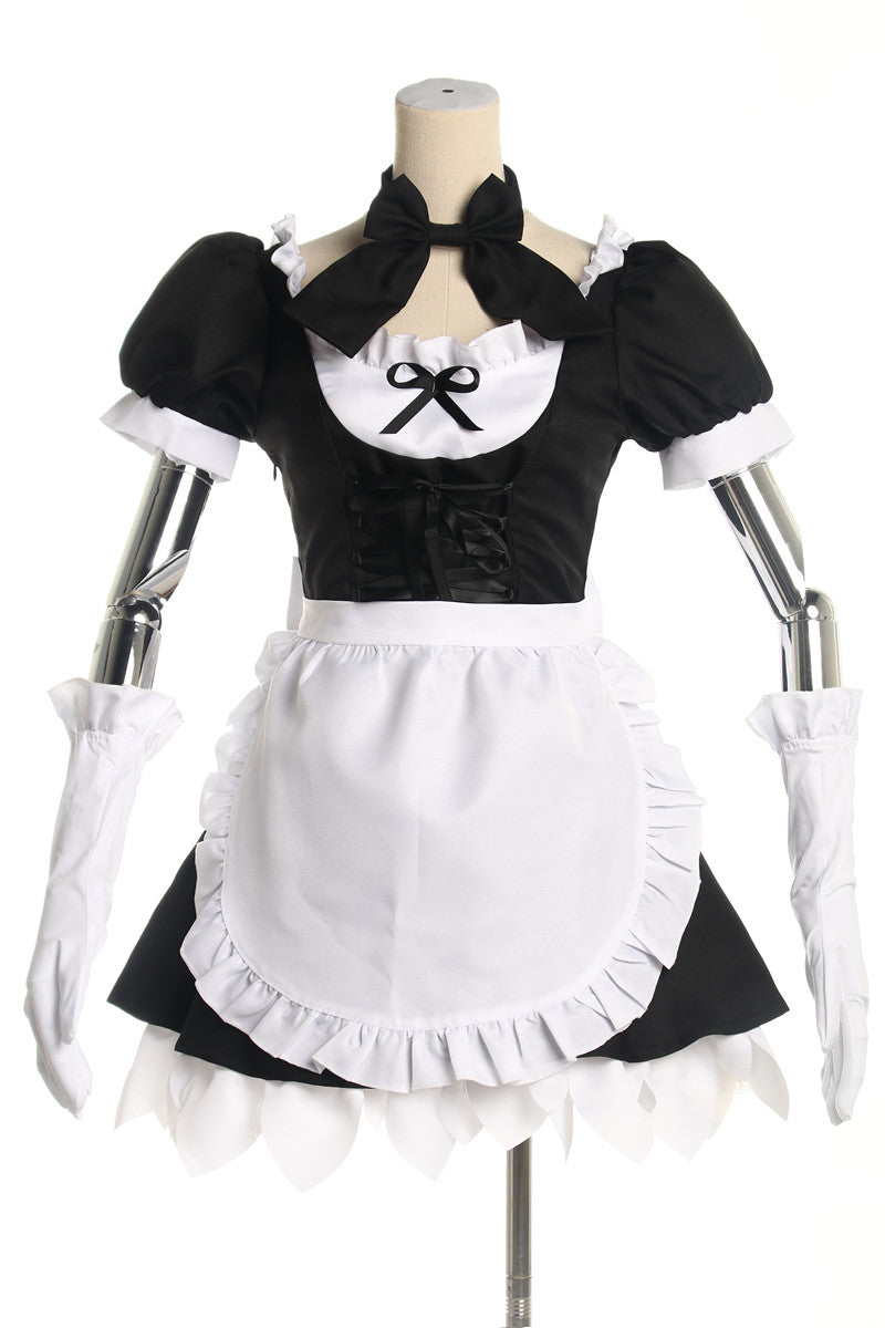 Fate Grand Order Fgo Ruler Joan of Arc Jeanne D'Arc Black Maid Dress Cosplay Costume - CrazeCosplay