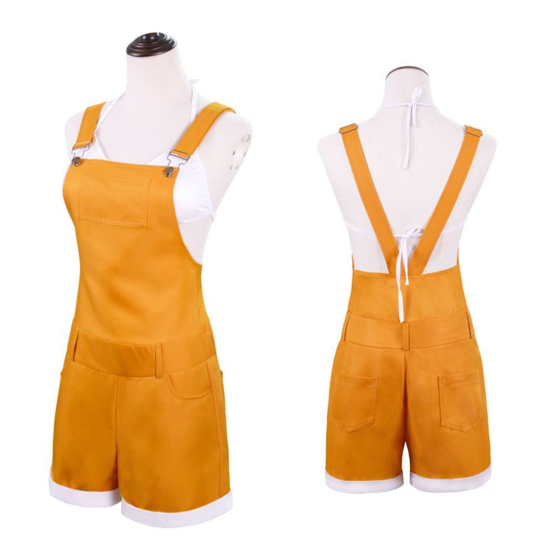 One Piece Stampede Nami Costume One Piece Movie Cosplay Yellow Suit