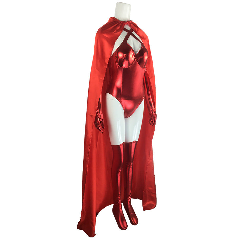 Wandavion Scarlet Witch Comic Costume Sexy Original Halloween Costume For Adult - CrazeCosplay
