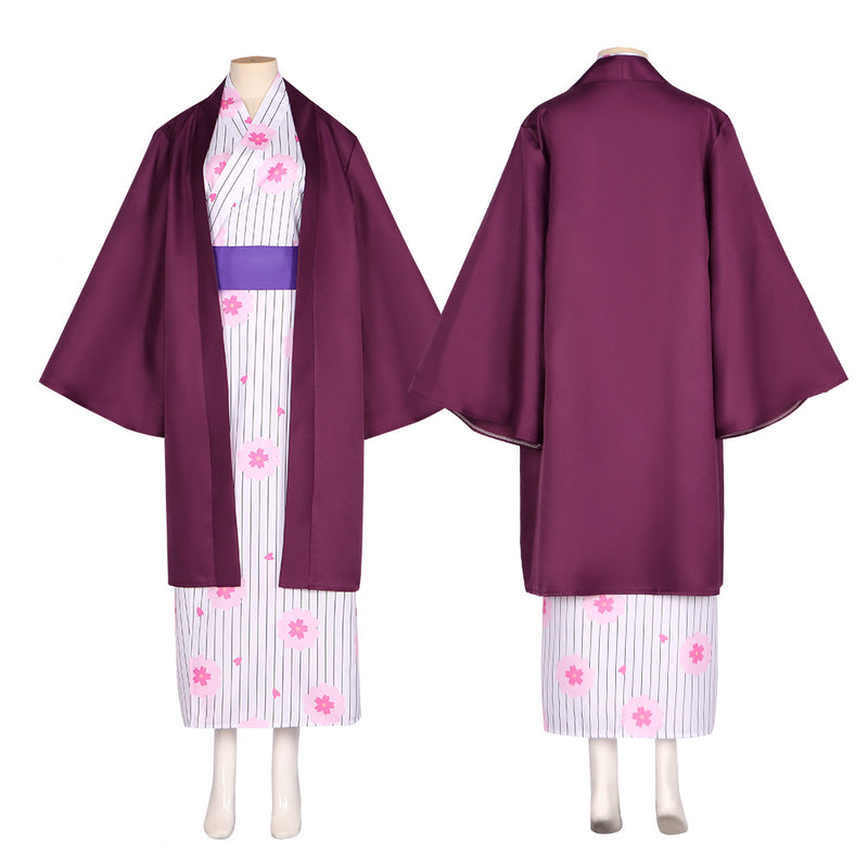 Season 3 Kanroji Mitsuri Bathrobe Cosplay Costume Love Pillar Kimono
