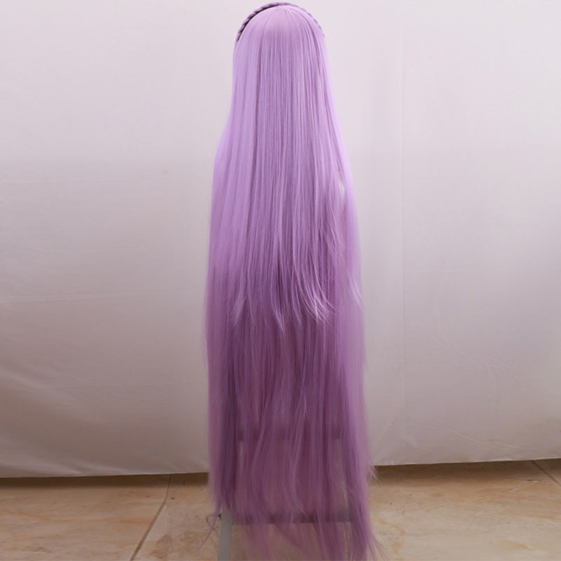 BB Fate Grand Order Purple Long Straight Cosplay Wig - CrazeCosplay