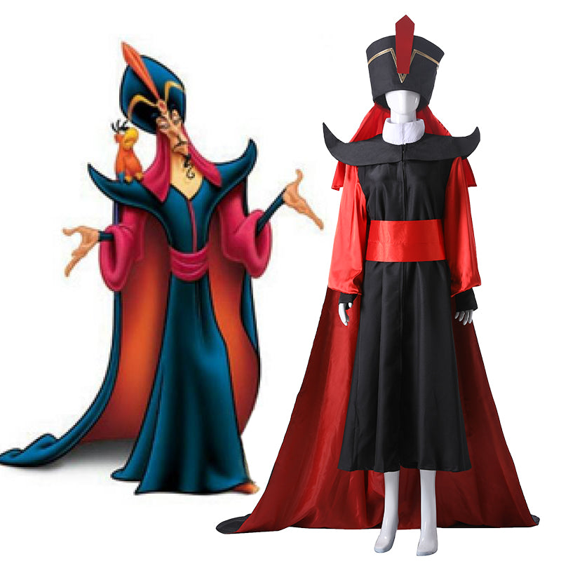 Jafar Aladdin Halloween Cosplay Costume - CrazeCosplay