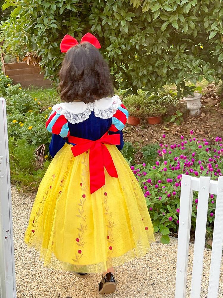 Toddler Snow White Long Sleeve Costume 5t Storybook Character Costumes Halloween Cosplay Dress - CrazeCosplay