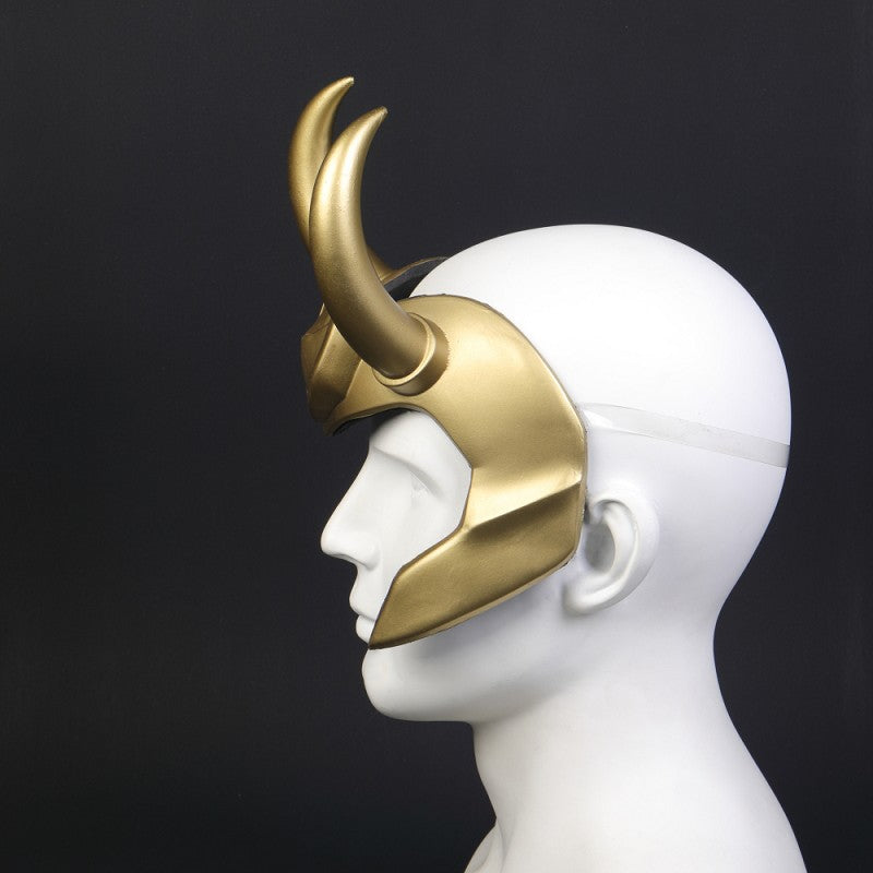 Loki Cosplay PVC Headwear Headband Helmet Masquerade Halloween Party Costume Props - CrazeCosplay