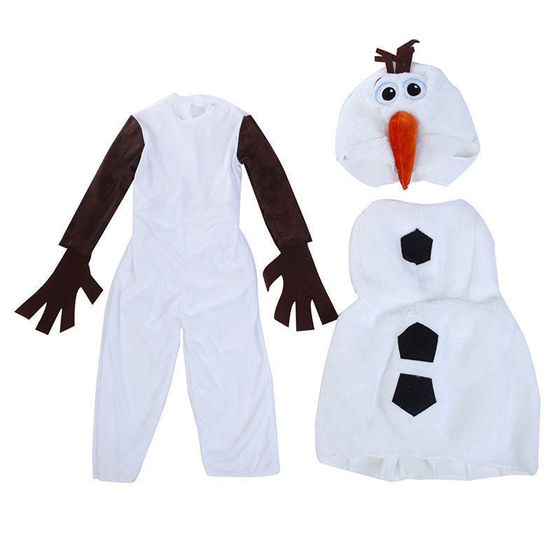 Snowman Cosplay Costume For Christmas Performances - CrazeCosplay