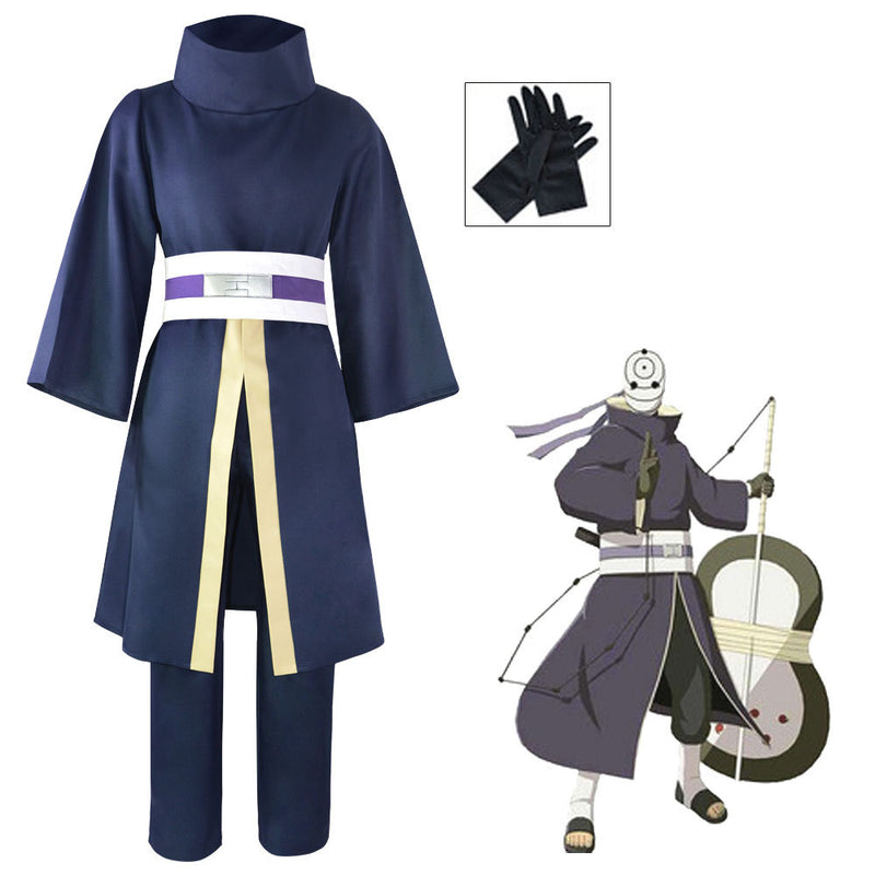 Naruto Uchiha Obito Kimono Outfits Halloween Carnival Suit Cosplay Costume - CrazeCosplay