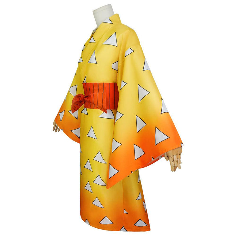 Agatsuma Zenitsu Kimono Outfit Cosplay Costume