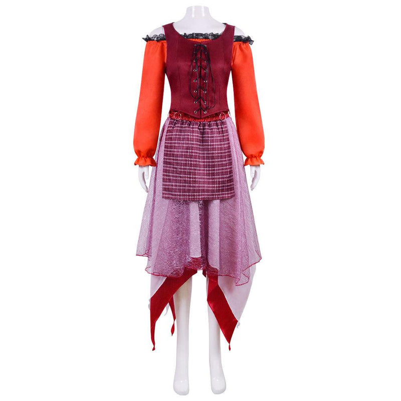 Hocus Pocus Mary Sanderson Halloween Dress Cosplay Costume