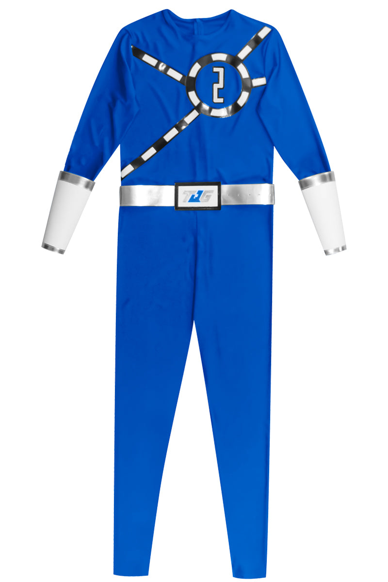 Power Rangers Ressha Sentai ToQger Ressha 2 Blue Cosplay Costume - CrazeCosplay
