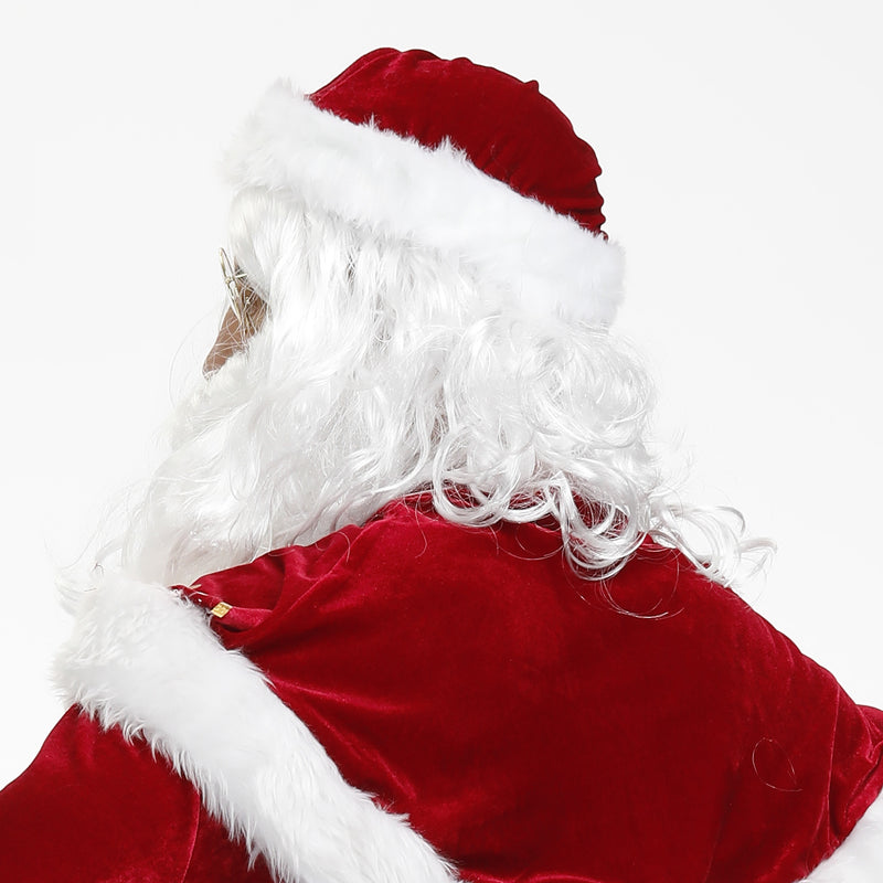 Christmas Professional Santa Claus Beard and Wig Set - CrazeCosplay