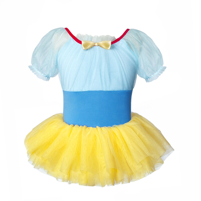 Kids Snow White Tutu Dress Easy Book Week Costumes Halloween Cosplay Outfit - CrazeCosplay