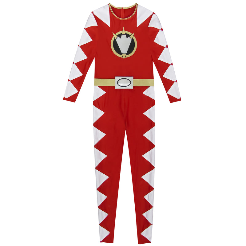 Power Rangers Dino Thunder Red Dino Ranger Conner McKnight Cosplay Costume - CrazeCosplay