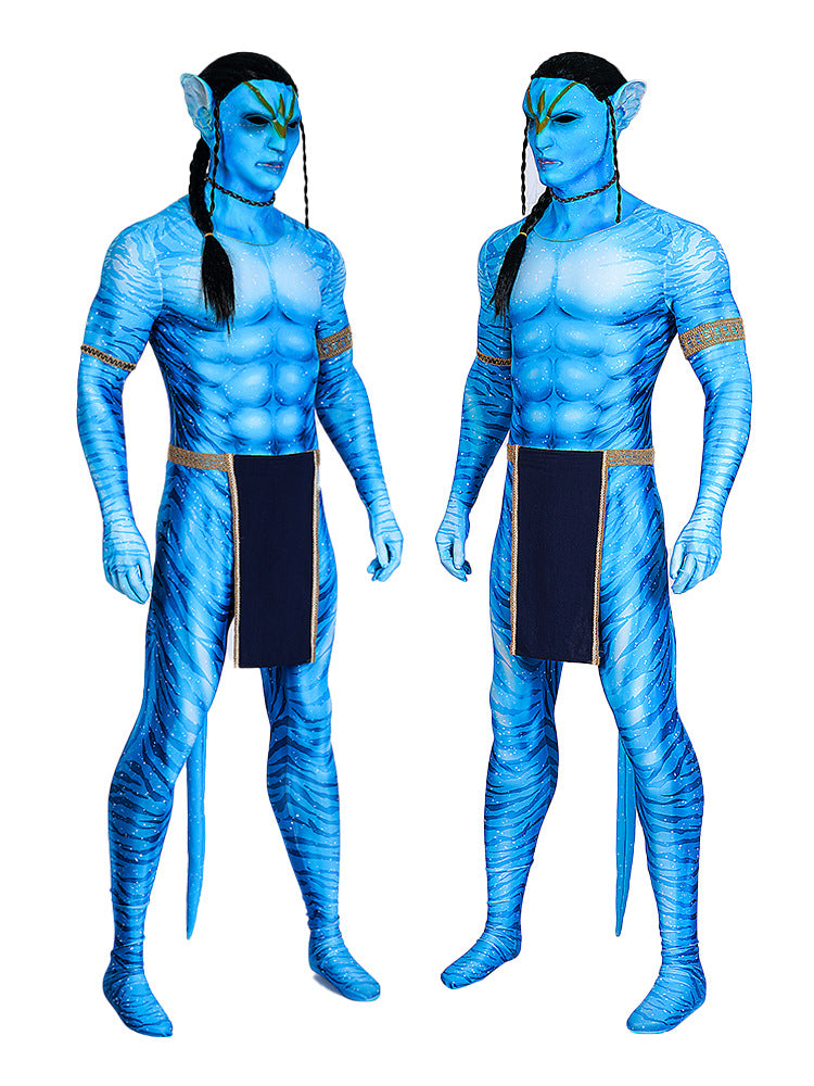 Avatar The Way of Water Jake Sully Halloween Cosplay Bodysuit Jumpsuit for Adults - CrazeCosplay