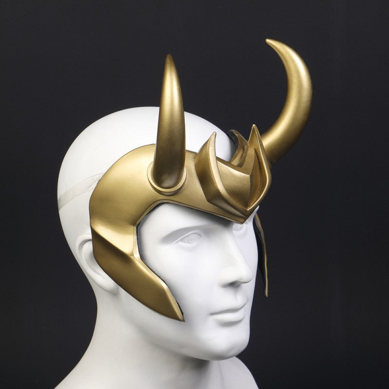 Loki Cosplay PVC Headwear Headband Helmet Masquerade Halloween Party Costume Props - CrazeCosplay