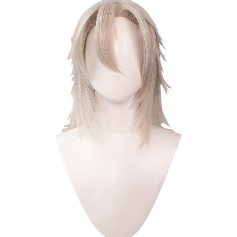 Demon Slayer Tengen Uzui White Cosplay Wig - CrazeCosplay