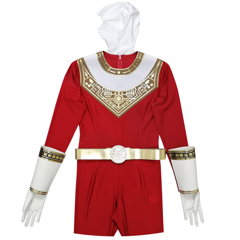 Power Rangers Zeo Ranger V Red Cosplay Costume