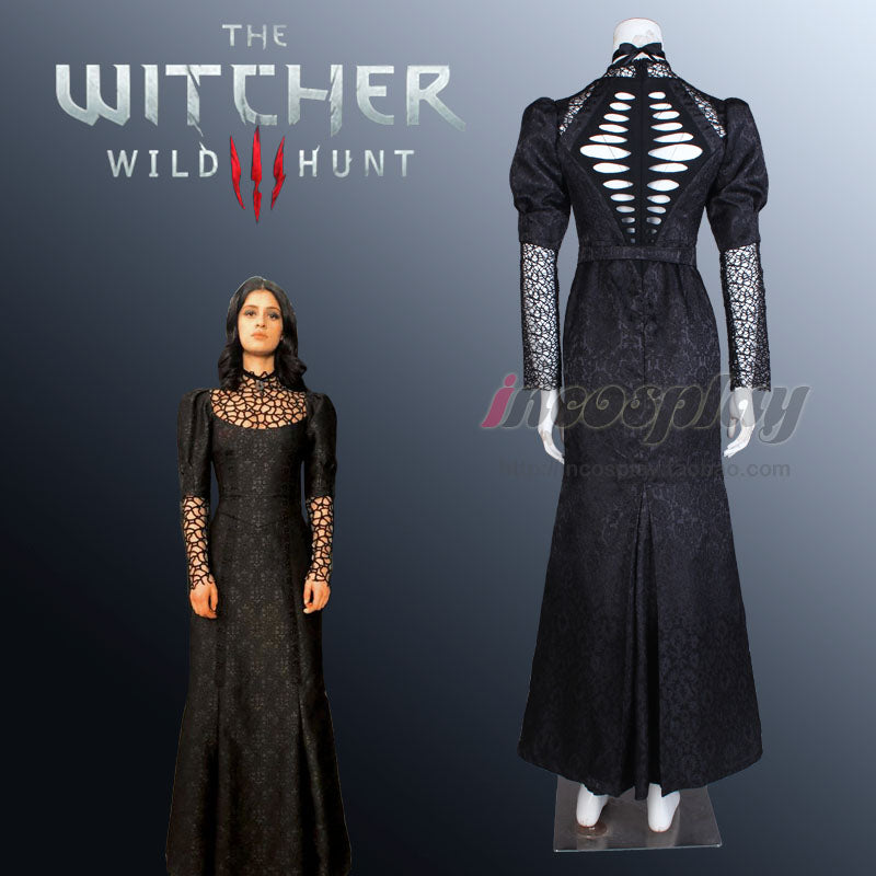 The Witcher Yennefer Long Dress Cosplay Costume - CrazeCosplay