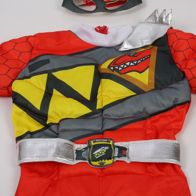 Power Rangers Red Ninjetti Ranger Kids Cosplay Costume - CrazeCosplay