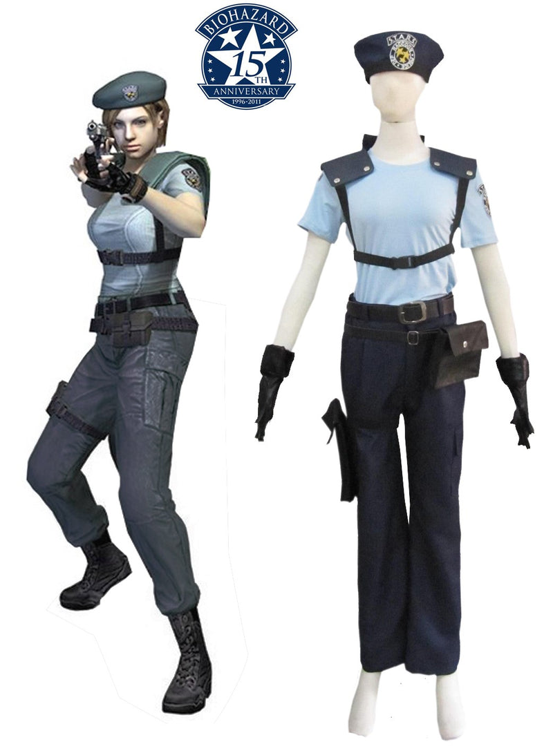 Resident Evil 3 Remake Jill Valentine Halloween Uniform Outfit Halloween Carnival Costume Cosplay Costume - CrazeCosplay
