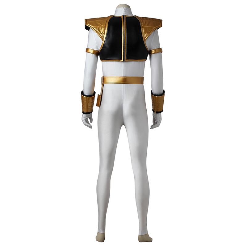 Mighty Morphin Power Rangers White Ranger Cosplay Costume - CrazeCosplay