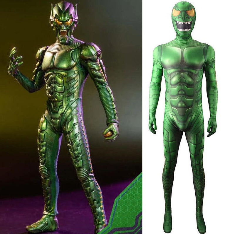 Green Goblin Costume Spiderman No Way Home Suit for Adults - CrazeCosplay