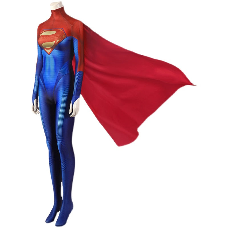 Flash Supergirl Cosplay Costume Adults Halloween Outfit