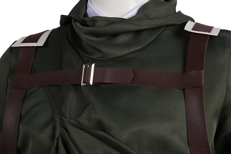 Levi Ackerman Cosplay Costume Halloween Outfit - CrazeCosplay
