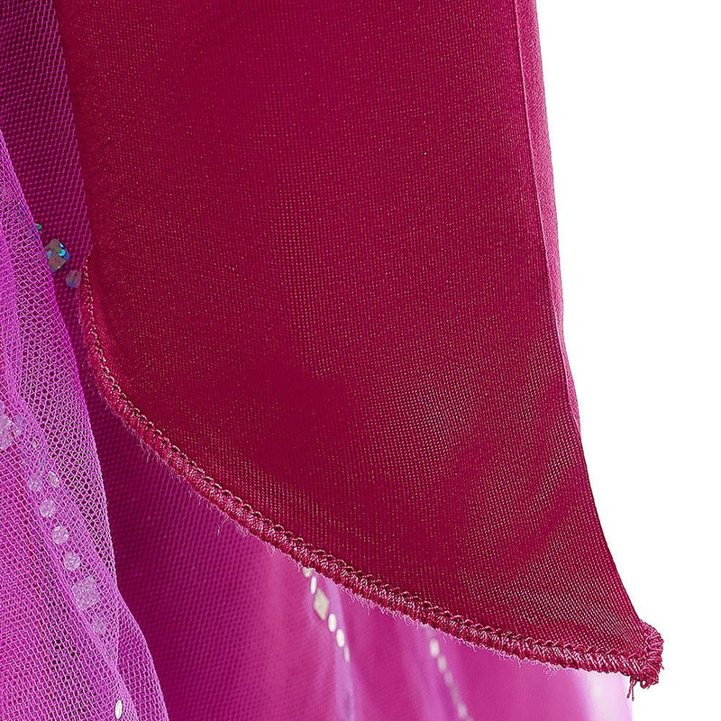 Frozen frozer 2 ii Elsa Princess Snow Queen Purple Cosplay Costume Purple Dress Up For Kids Girls - CrazeCosplay