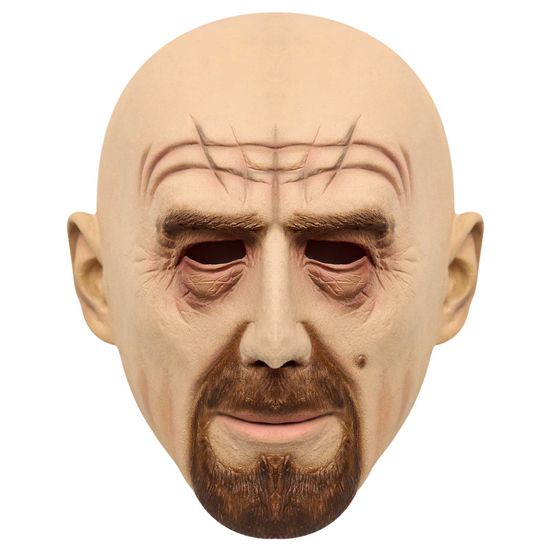Walter White Masks Breaking Bad Realistic Latex Face for Halloween - CrazeCosplay