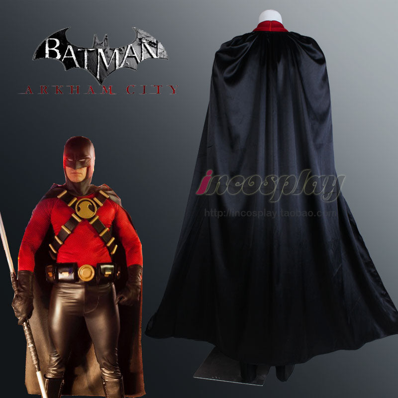 Red Robin Dc Halloween Costume Batman：Arkham City Cosplay Outfit Suits - CrazeCosplay