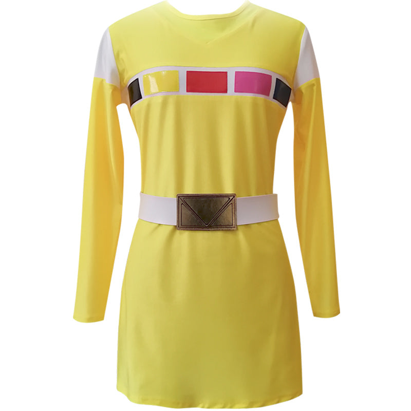 Power Rangers In Space Yellow Space Ranger Cosplay Costume - CrazeCosplay