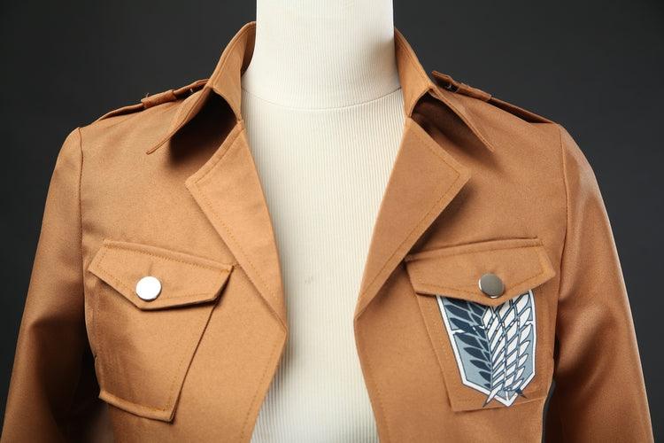 attack on titan shingeki no kyojin recon corps scouting legion jacket costume - CrazeCosplay