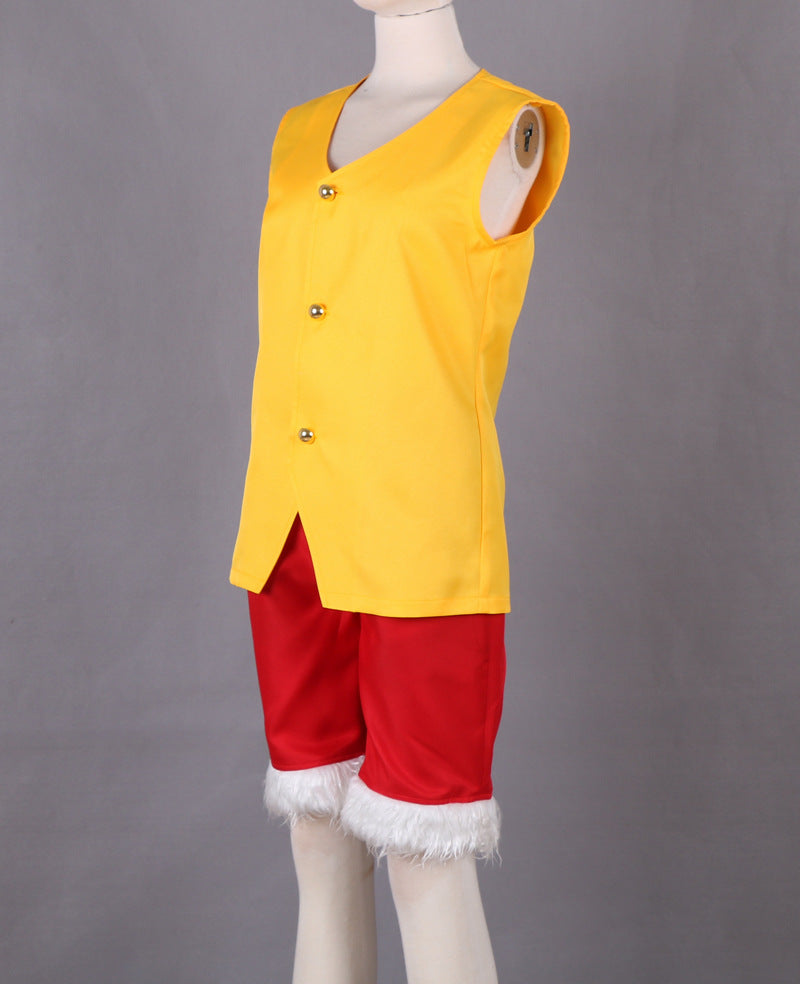 Monkey D Luffy Cosplay Costume Halloween Outfit - CrazeCosplay