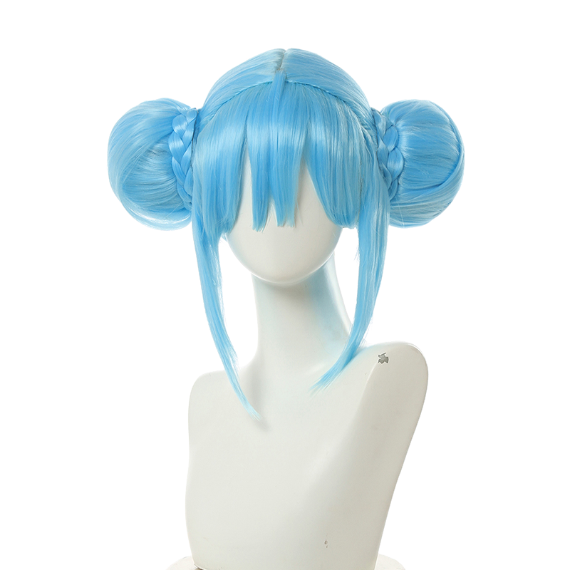 Vocaloid Hatsune Miku Christmas 2021 Blue Cosplay Wig - CrazeCosplay