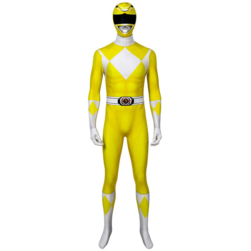 Mighty Morphin Power Rangers Yellow Ranger Cosplay Costume - CrazeCosplay