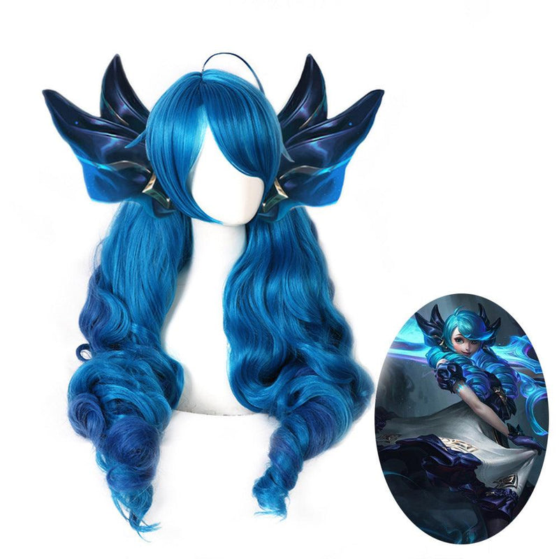 League of Legends Gwen Blue Cosplay Wig