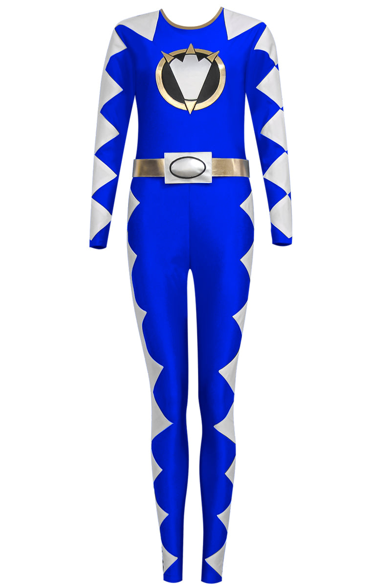 Power Rangers Dino Thunder Blue Dino Ranger Cosplay Costume - CrazeCosplay