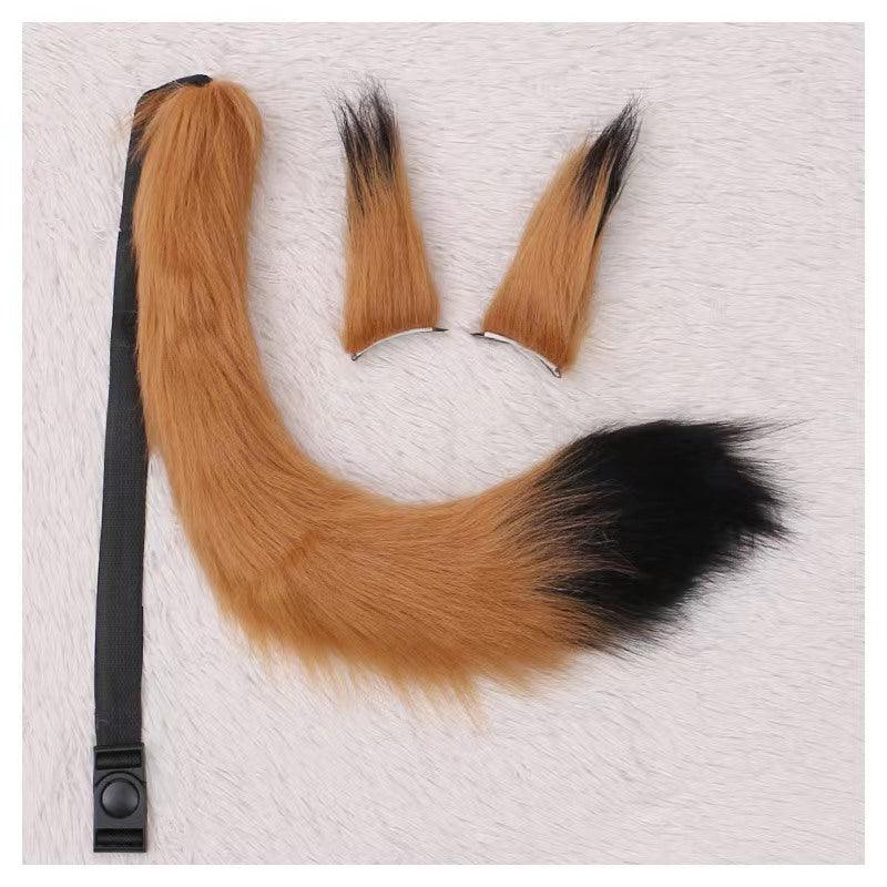 Nick Wilde Halloween Ears and Tail Zootopia Fox Cosplay Props - CrazeCosplay