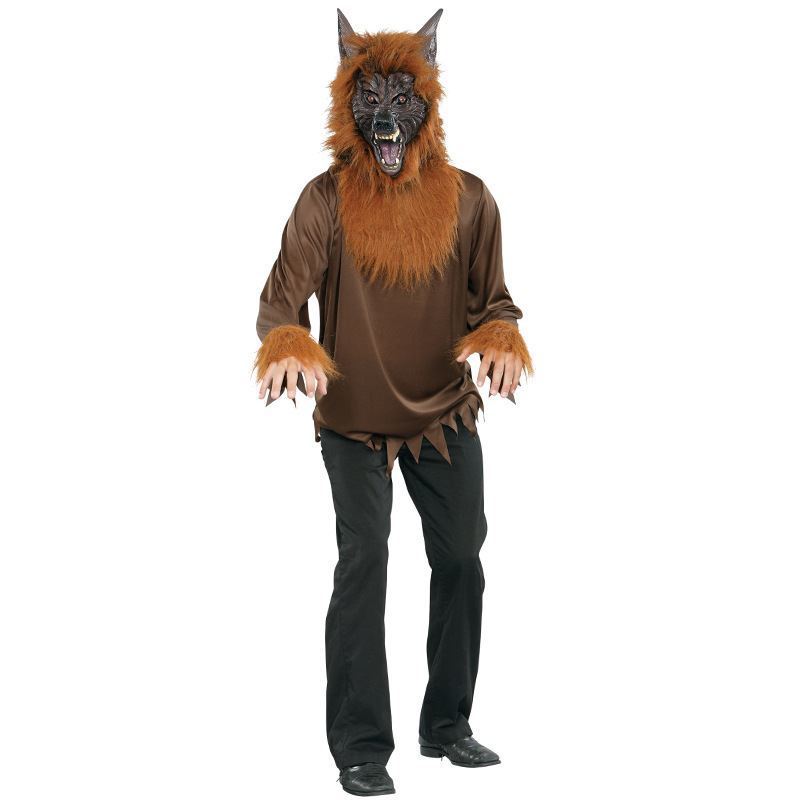 Little Red Riding Hood Wolf Costume Bad Wolf Halloween Outfit for Adult - CrazeCosplay