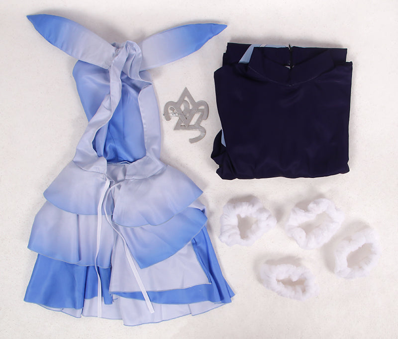 Genshin Impact Cryo Abyss Mages Cosplay Costume - CrazeCosplay