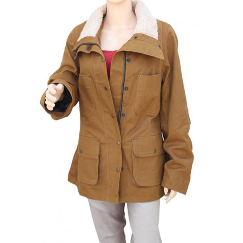Yellowstone Jacket Monica Dutton Outfits Halloween Brown Coat - CrazeCosplay